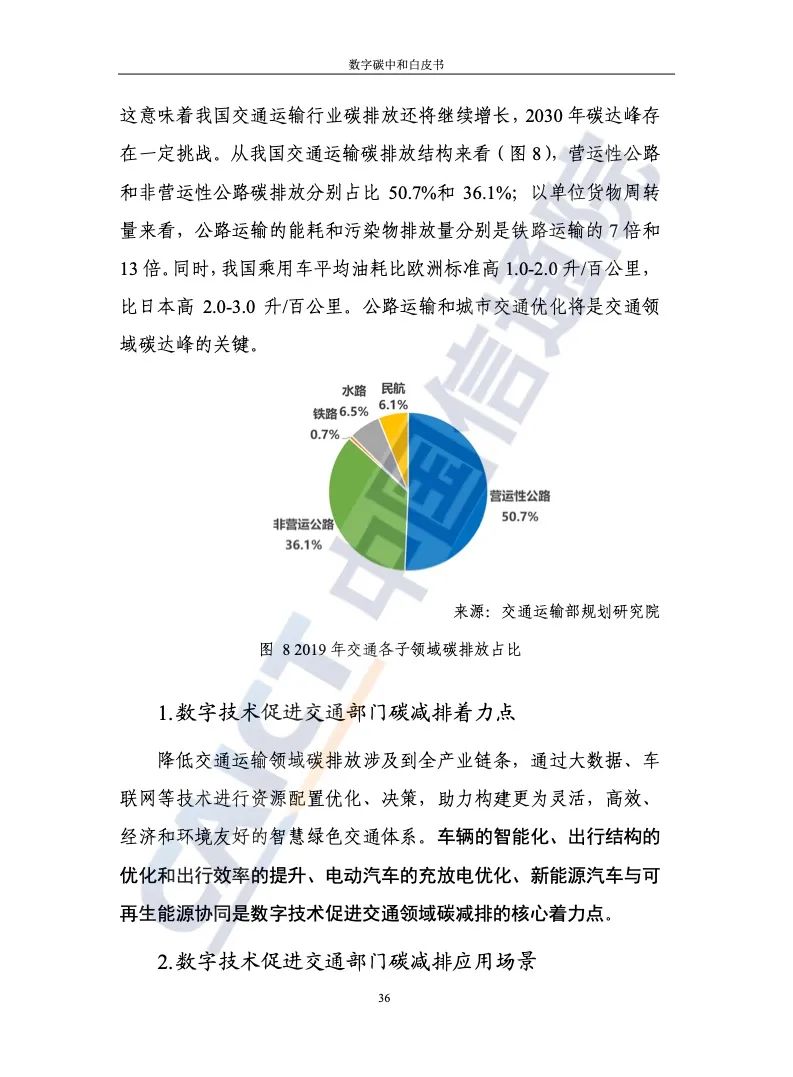 中国信通院：2021年数字碳中和白皮书